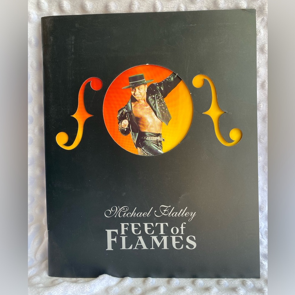 Michael Flatley Feet of Flames Program and Ticket Stub